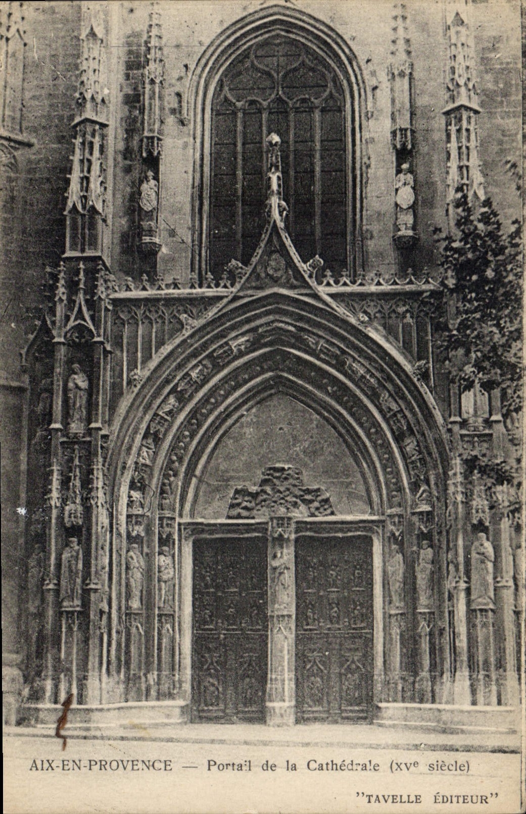 Aix-en-Provence — Portail de la Cathédrale (XVe siècle) — Tavelle Éditeur