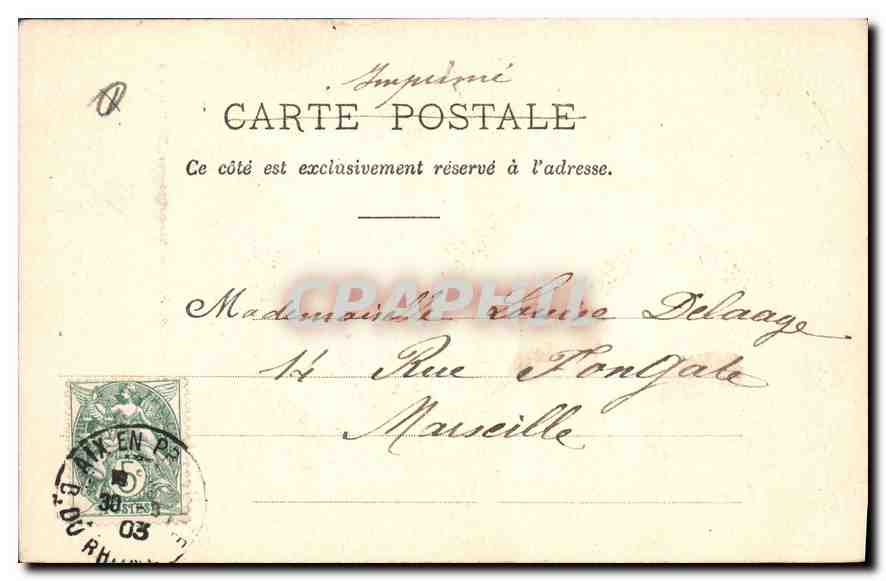 Aix-en-Provence — Cathédrale de Saint-Sauveur (XIIIe siècle) — C. Martinet, éditeur — Verso
