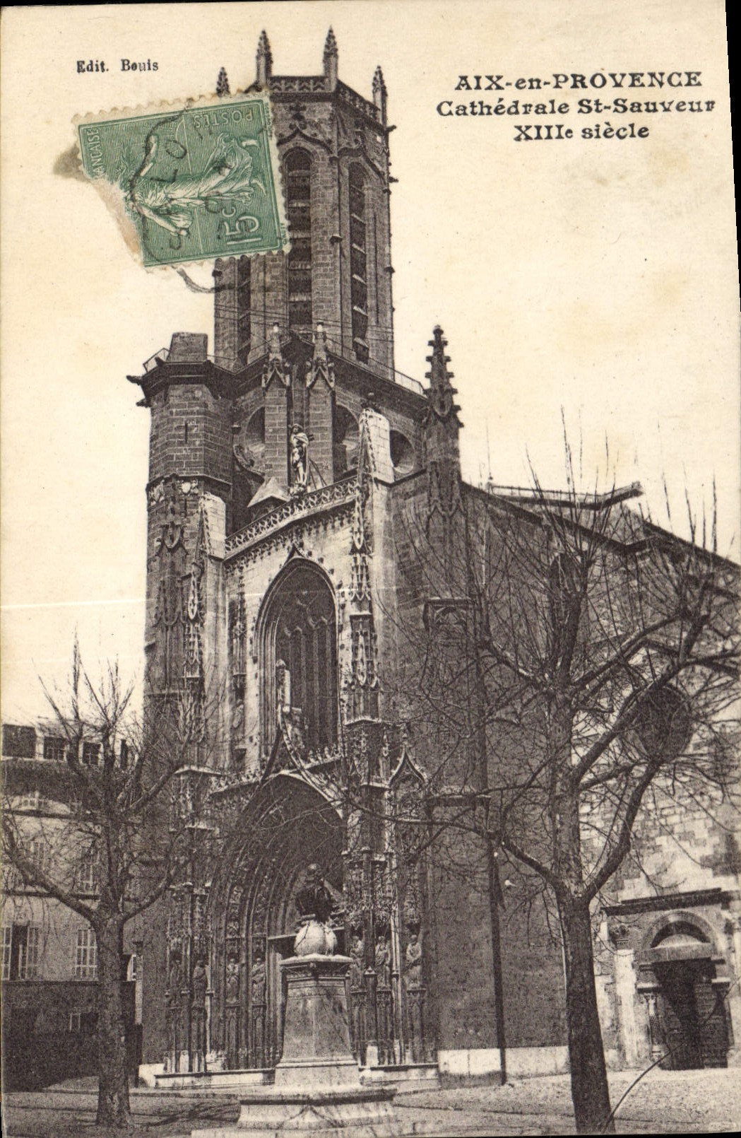 CPA Aix en Provence Cathedrale St Sauveur XIII siecle 