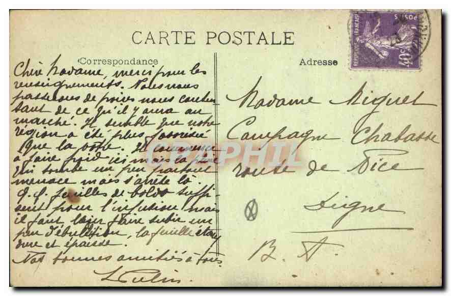 Aix-en-Provence — Cathédrale Saint-Sauveur — Édition Carlo — Verso