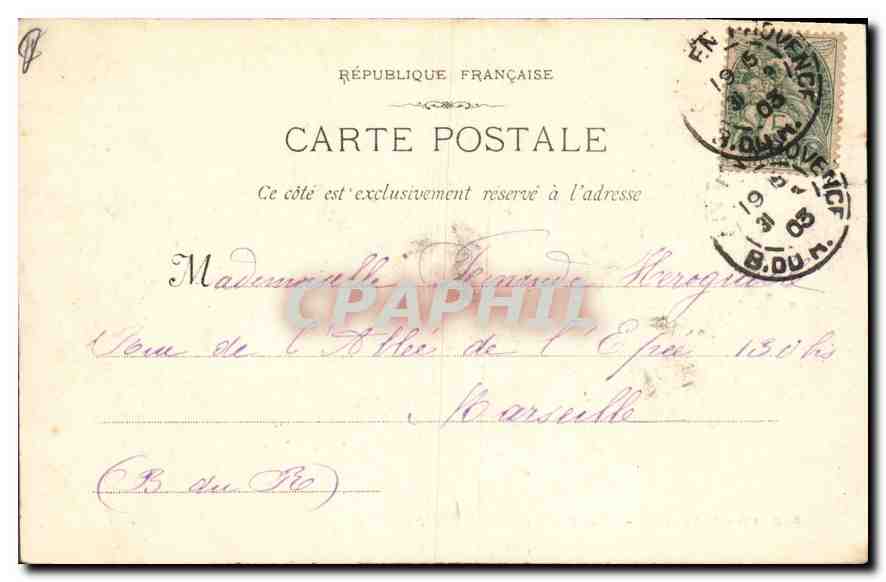 Aix-en-Provence — Cloître de la Cathédrale (XIe S.) — éditeur non identifié — Rückseite