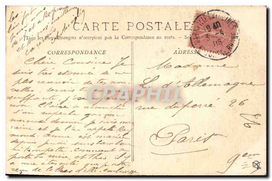 Aix-en-Provence - La Cathédrale (St.-Sauveur) — Collection Jaussaud, n°84 — Rückseite
