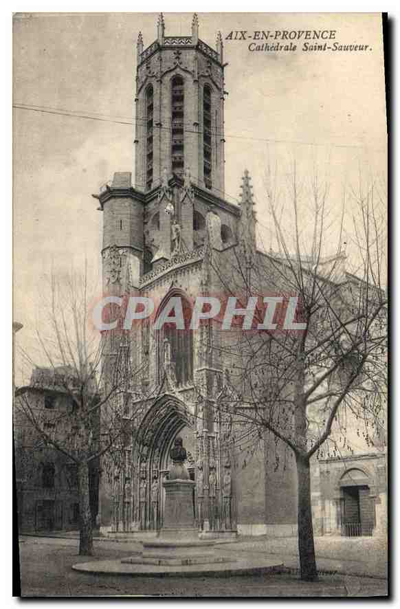 CPA Aix en Provence Cathedrale Saint Sauveur 