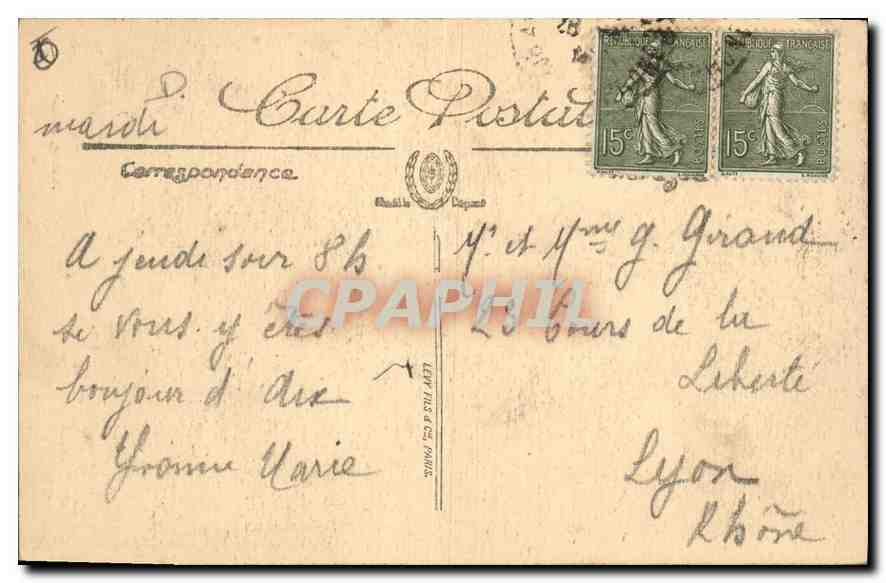 Maux-en-Provence — Cathédrale Saint-Sauveur — éditeur non identifié — Rückseite