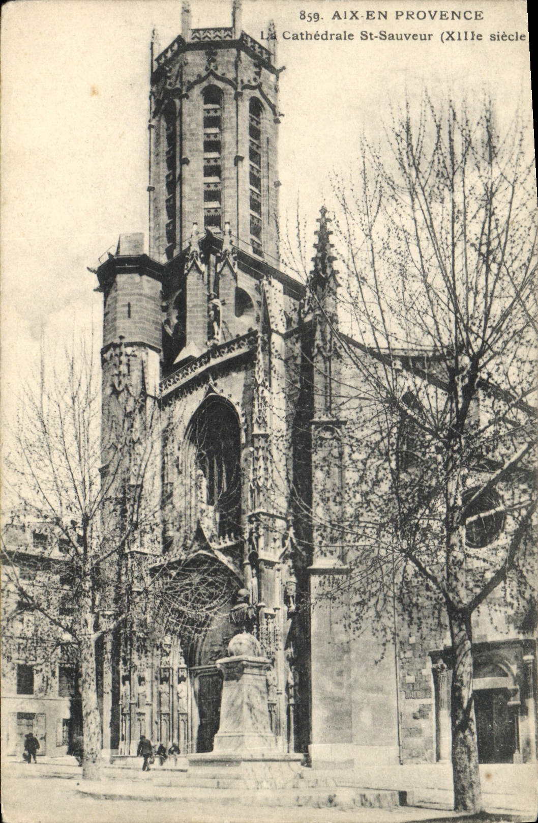 Aix-en-Provence — La Cathédrale Saint-Sauveur (XIIe siècle) — Phototypie Musseilliane, J. G. L. R.