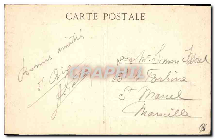 Aix-en-Provence — La Cathédrale — Collection Janusaud, Aix — Verso