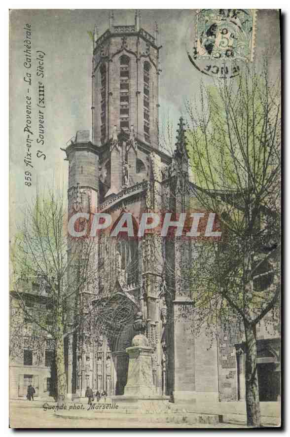 Saint-Sauveur-en-Provence — La Cathédrale du XIIIe siècle — Guénaud phot. Marseille