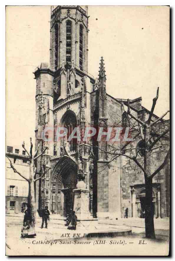 Aix-en-Provence — Cathédrale Saint-Sauveur (XIIIe Siècle) — EL.