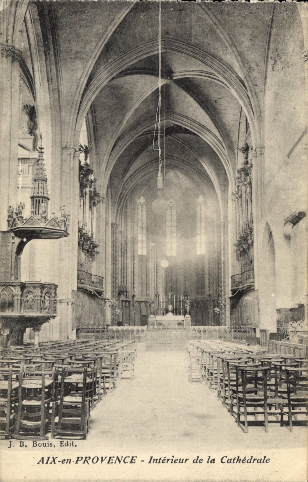 AIX-en-PROVENCE - Innenansicht der Kathedrale — J. B. Bouis, Verlag