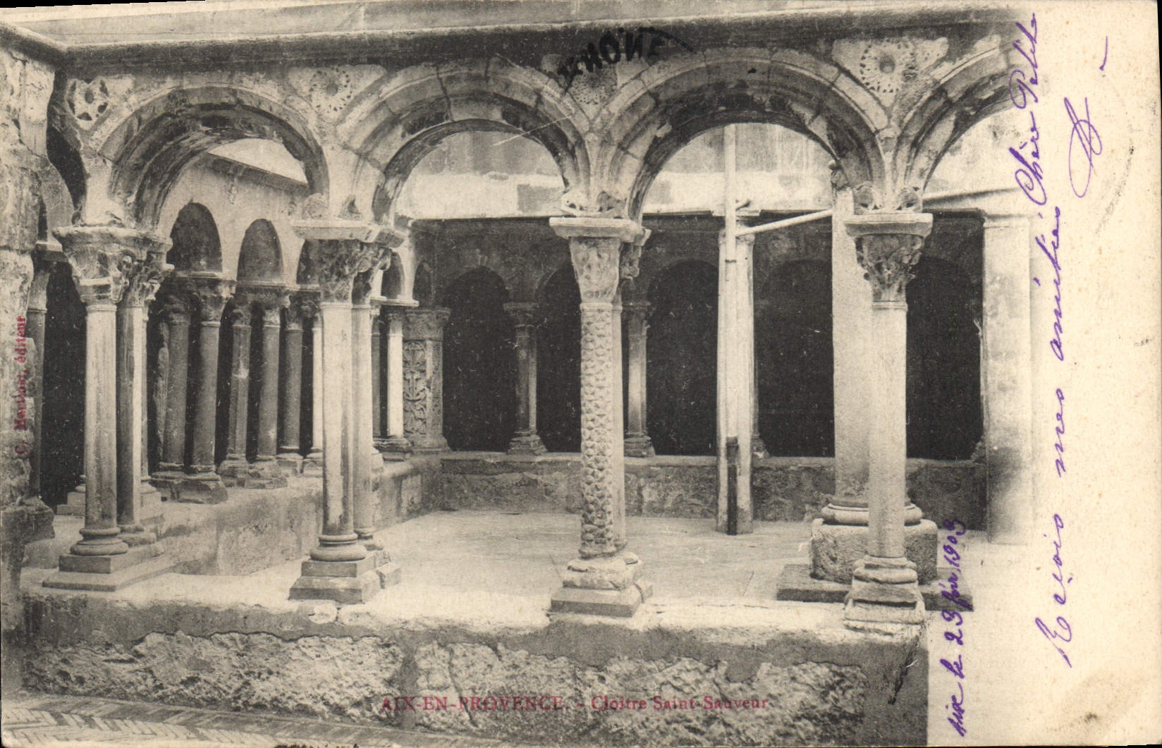 Aix-en-Provence — Cloître Saint-Sauveur — éditeur Bauchet & Cie