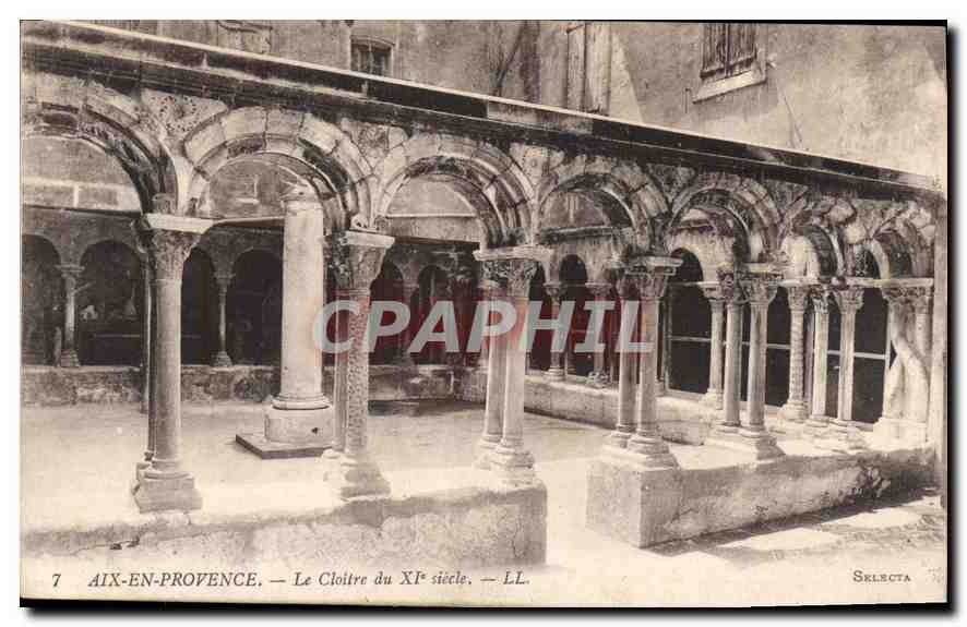 CPA Aix en Provence le Cloitre du XI siecle 