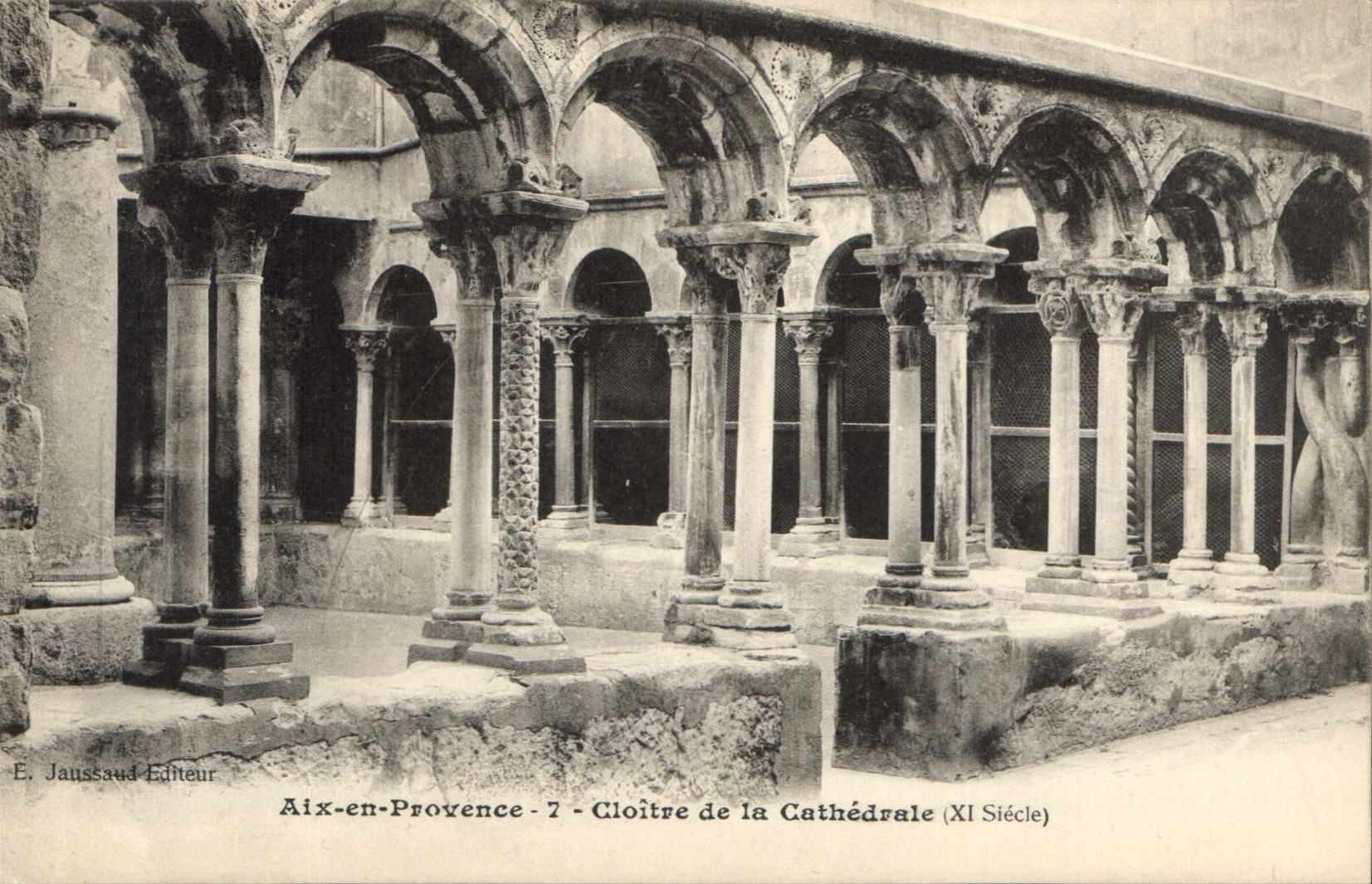 Aix-en-Provence - Cloître de la Cathédrale (XIe Siècle) — E. Jaussaud Éditeur, n°7