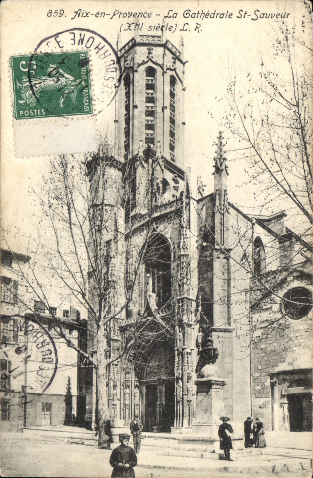Aix-en-Provence - La Cathédrale St-Sauveur (XIIIe siècle) L. R.