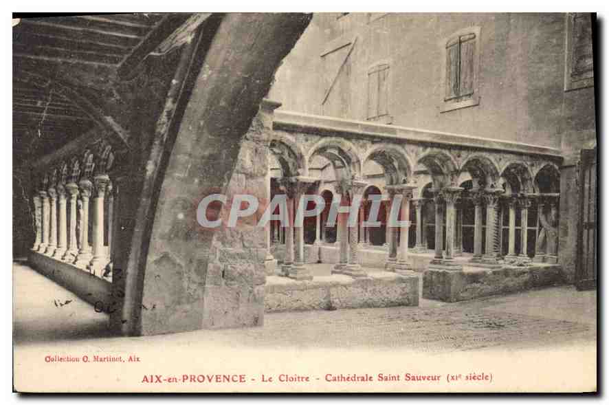 AIX-en-PROVENCE - Le Cloître - Cathédrale Saint Sauveur (xième siècle) — Collection O. Martinet, Aix