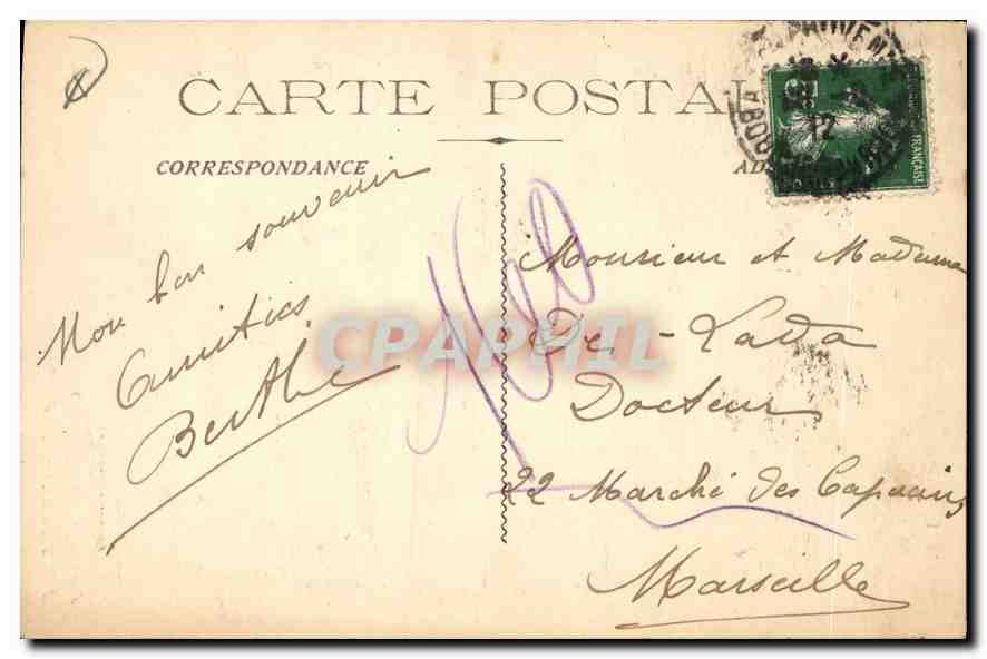 Aix-en-Provence — Cathédrale Saint-Sauveur (XIIIe siècle) — J. B. Bouis, Éditeur — Verso