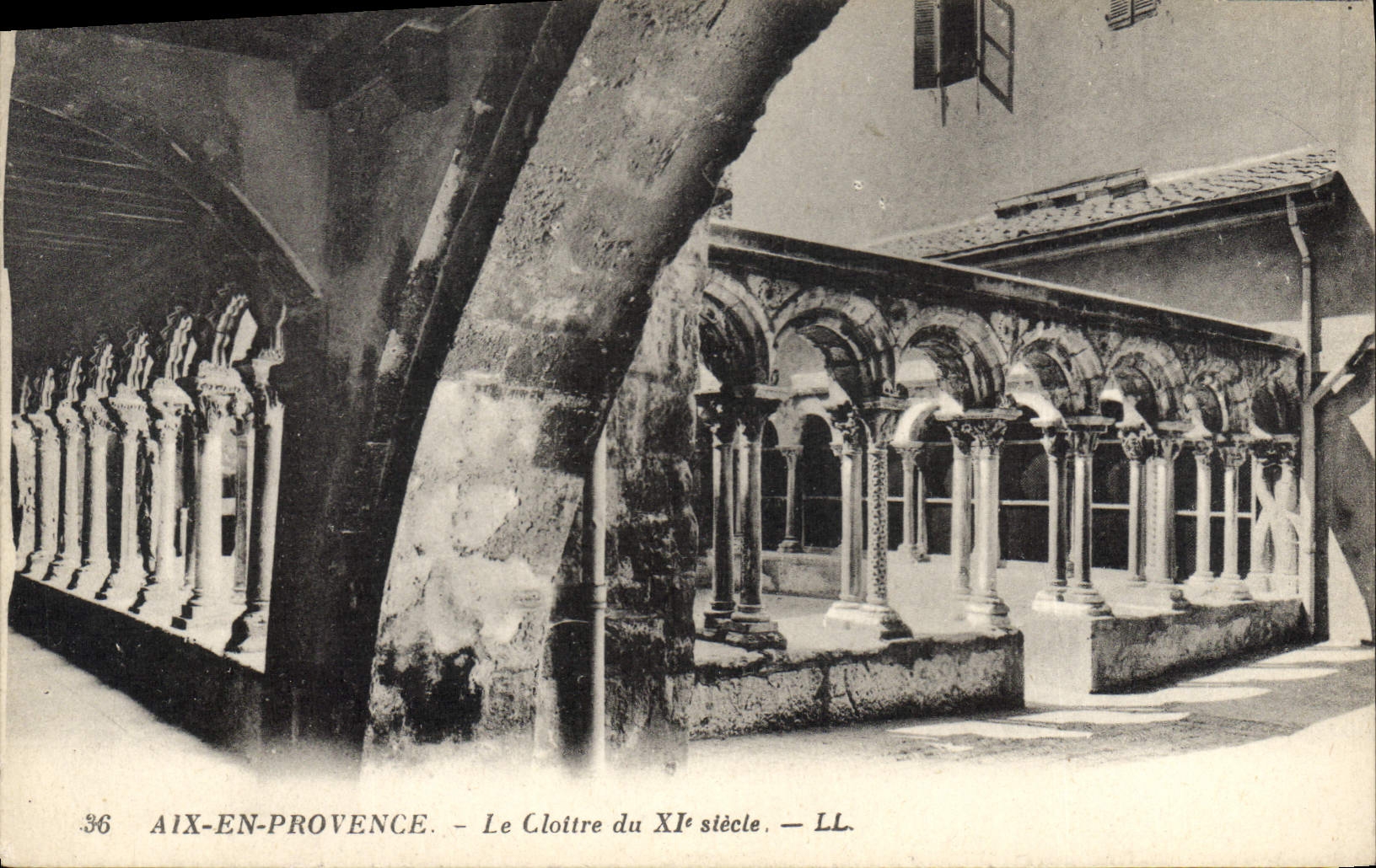 Aix-en-Provence — Le Cloître du XIe siècle — LL. N°36