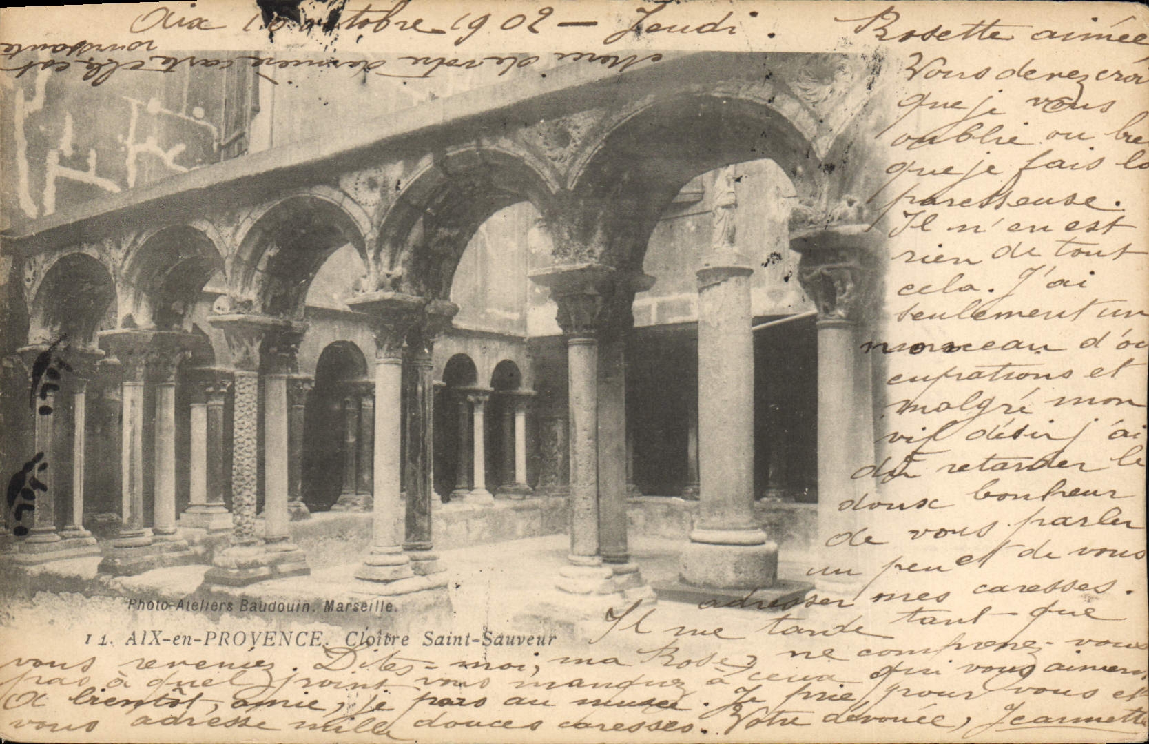 Cloître Saint-Sauveur — Aix-en-Provence — Photo-Ateliers Baudouin, Marseille
