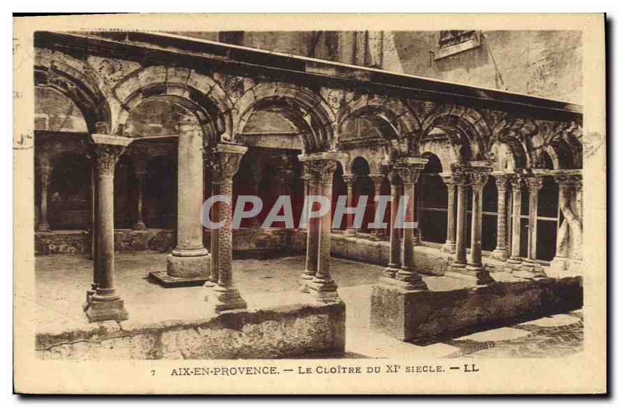 CPA Aix en Provence le Cloitre du XI siecle 