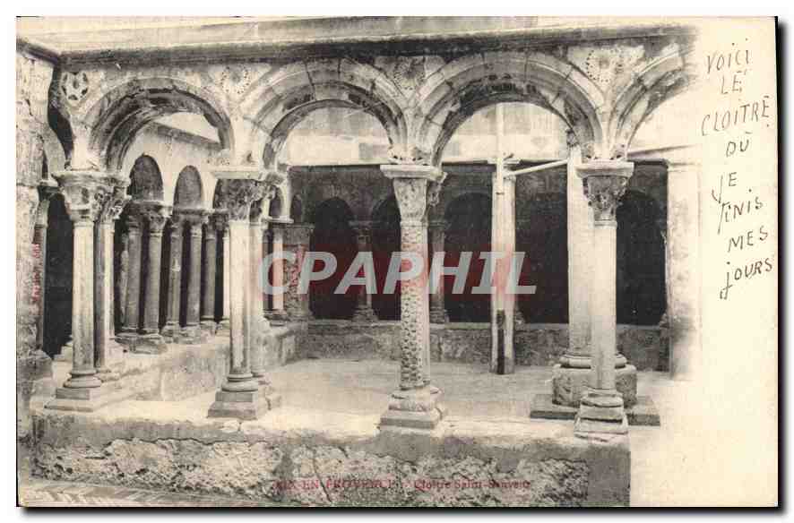 Cloître Saint-Évènèt — Aix-en-Provence — éditeur non identifié, n° de série non visible