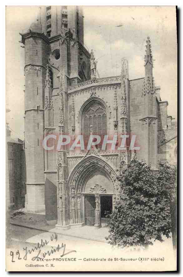 Aix-en-Provence — Cathédrale de St-Sauveur (XIIIe siècle) — Collection C. M.