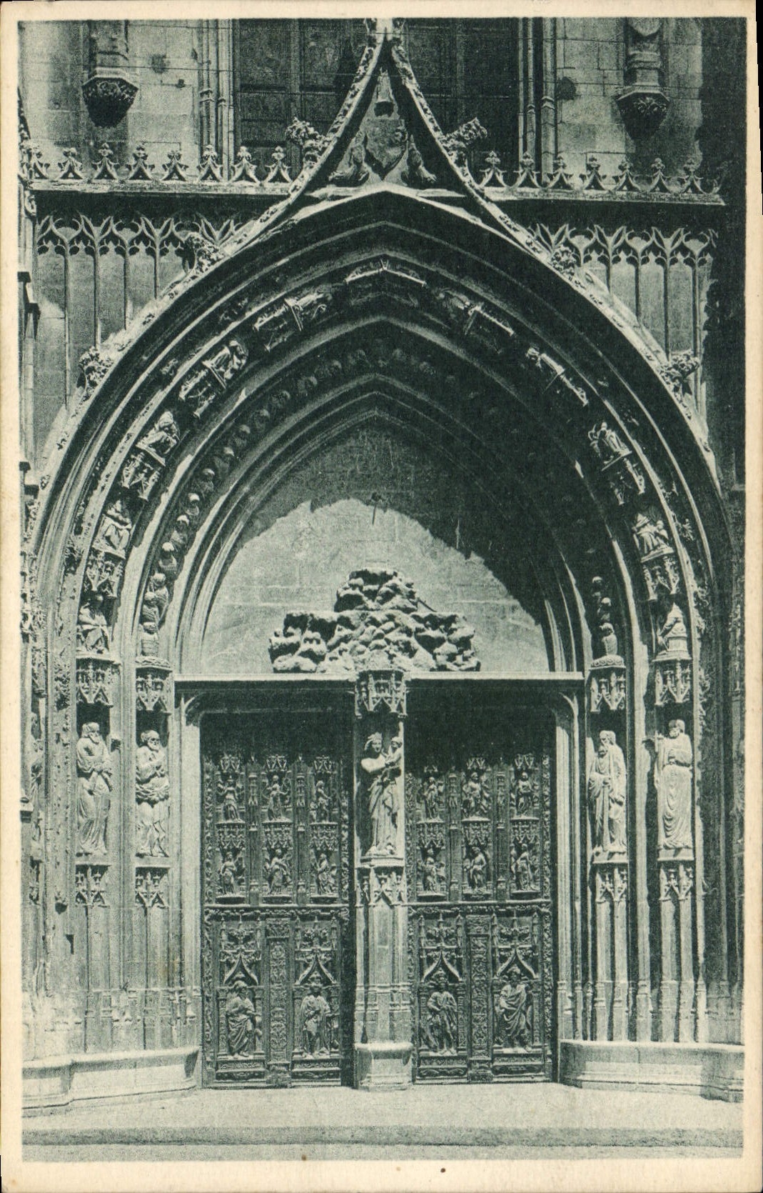 Portal der Kathedrale Saint-Sauveur — Alx-en-Provence — Verlag G. Brun, n°2