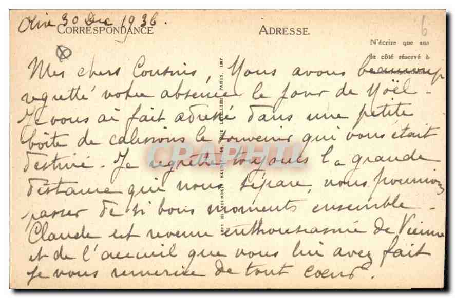 Aix-en-Provence — Le Cloître du XIe siècle — LL. — Verso