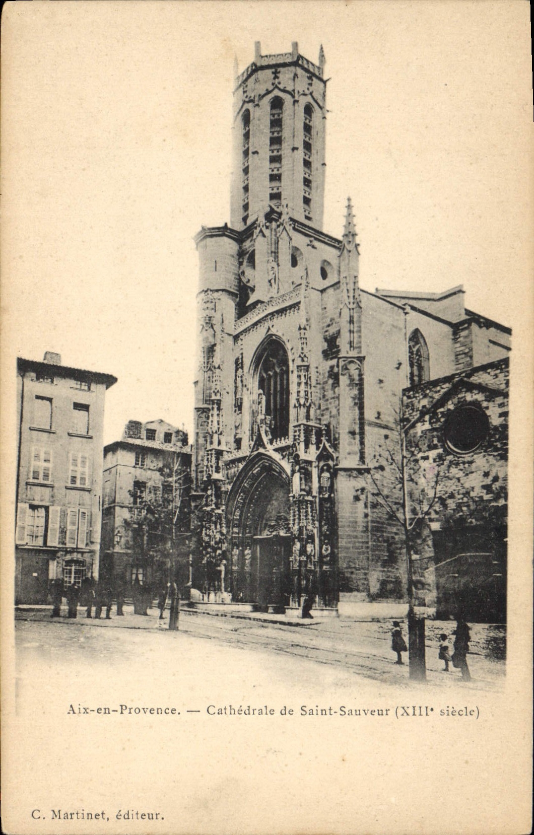Aix-en-Provence — Kathedrale Saint-Sauveur (13. Jahrhundert) — C. Martinet, Verlag