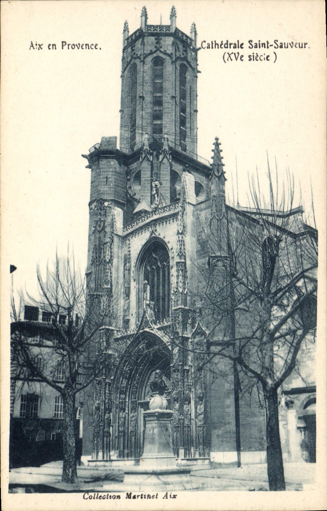 CPA Aix en Provence Cathedrale Saint Sauveur XV siecle 