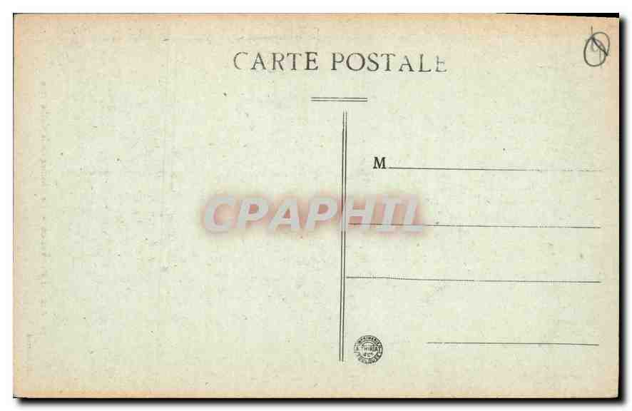 CPA Aix en Provence le Clocher de la Cathedrale  — Rückseite