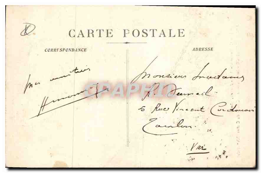CPA Aix en Provence Saint Sauveur Galerie du Cloitre XV siecle  — Verso