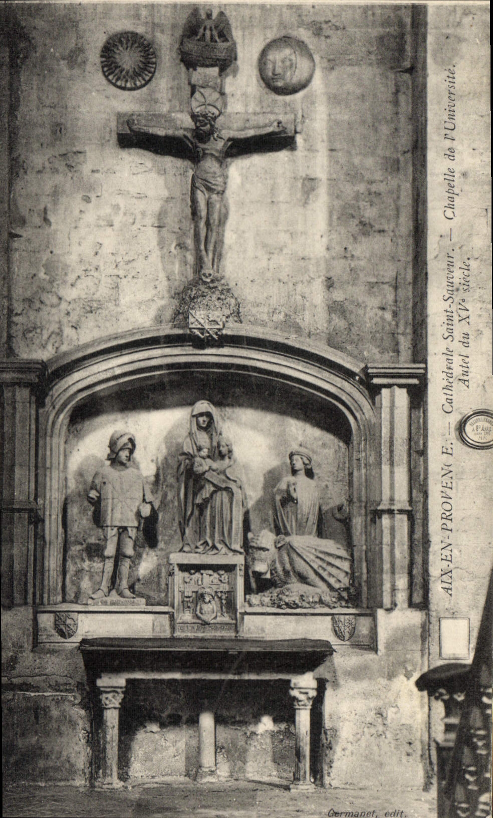 Aix-en-Provence — Cathédrale Saint-Sauveur — Autel du XVᵉ siècle