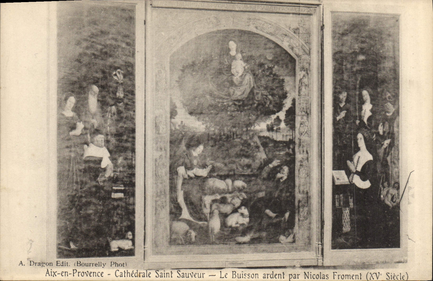 Aix-en-Provence - Cathédrale Saint Sauveur — Le Buisson ardent par Nicolas Froment (XVe Siècle)