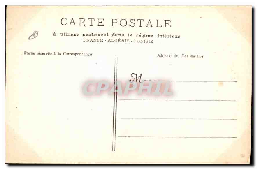 CPA Aix en Provence Clocher de la Cathedrale  — Rückseite