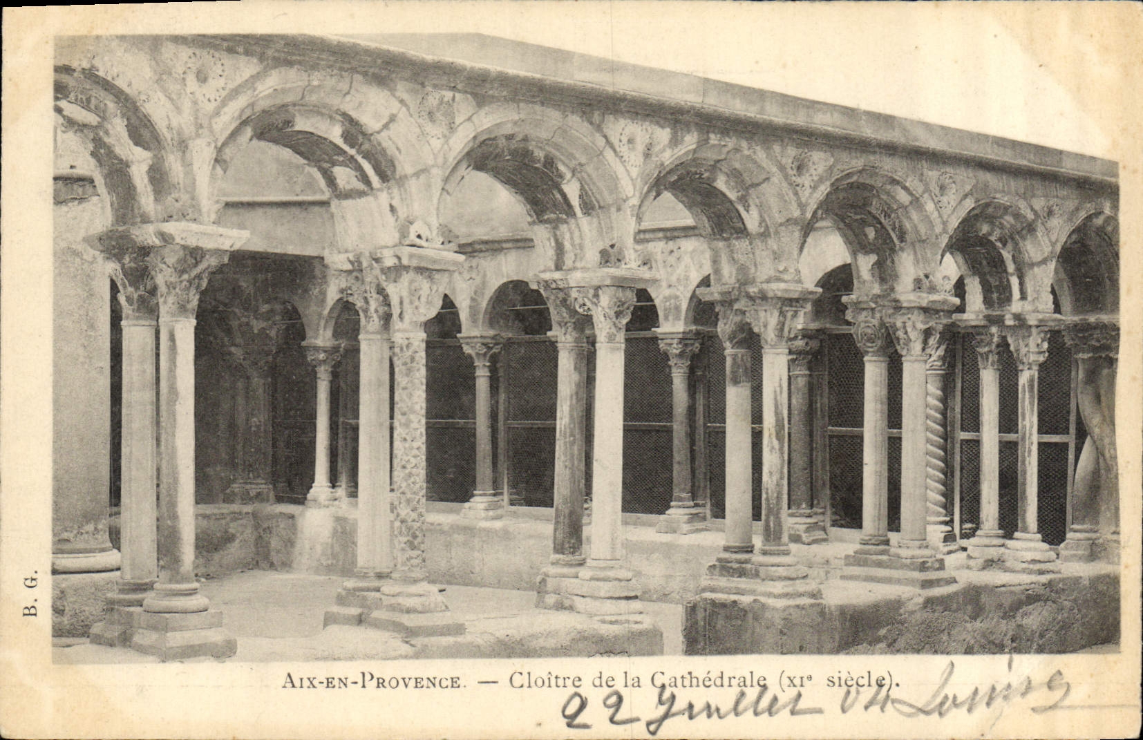 Aix-en-Provence — Cloître de la Cathédrale (xième siècle) — B.G.