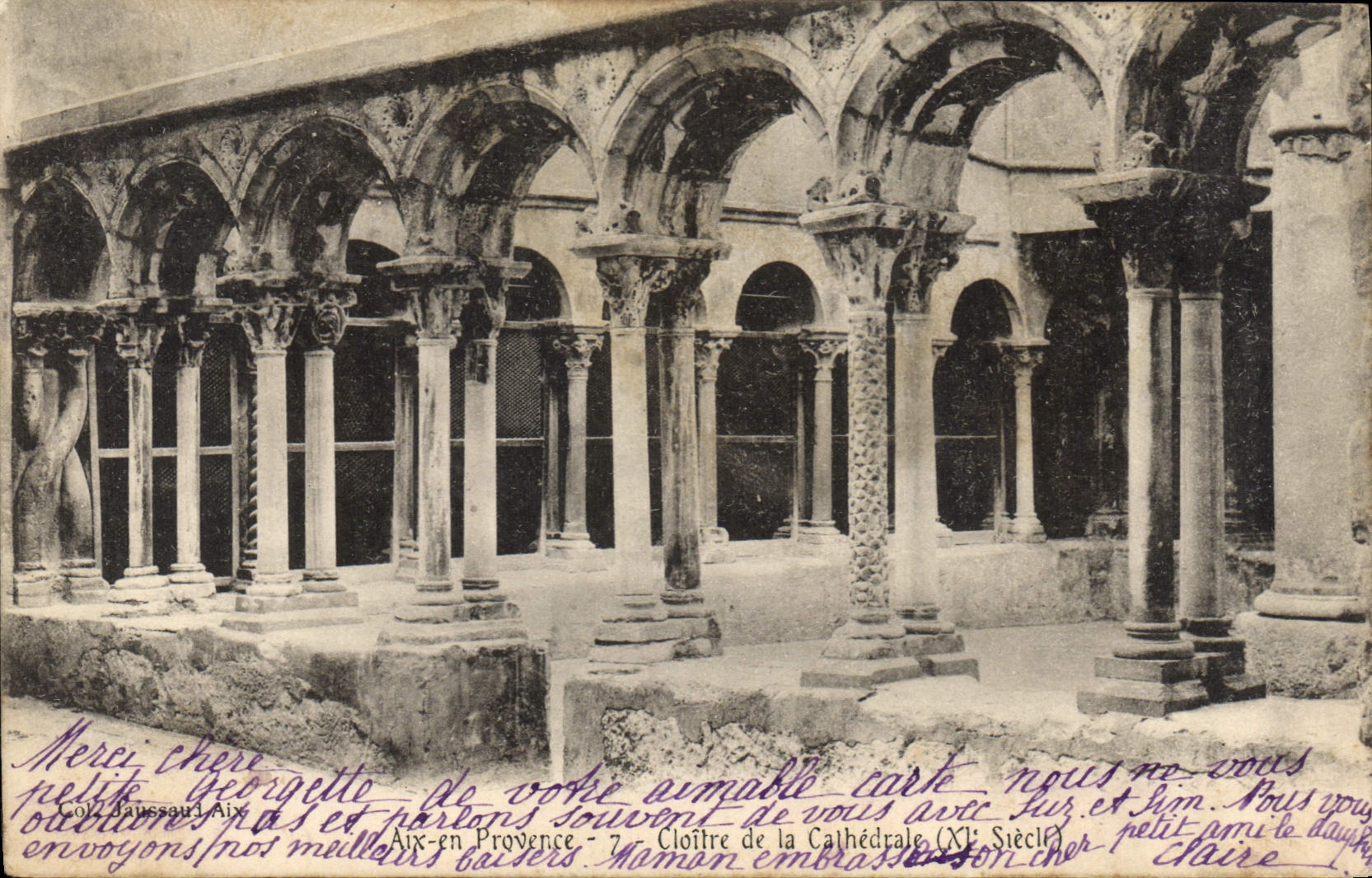 Aix-en-Provence — Cloître de la Cathédrale (XIe siècle) — G. Jaussaud, n°7