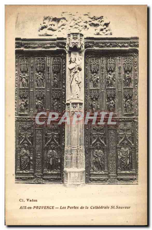Aix-en-Provence — Les Portes de la Cathédrale St.Sauveur — Cl. Vadon