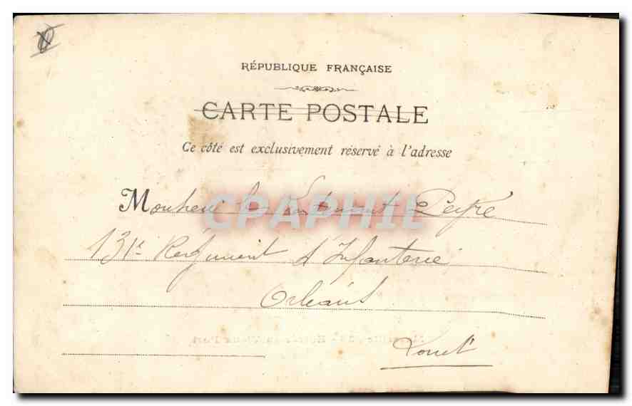 CPA Marseille Entree du Vieux Port  — Rückseite