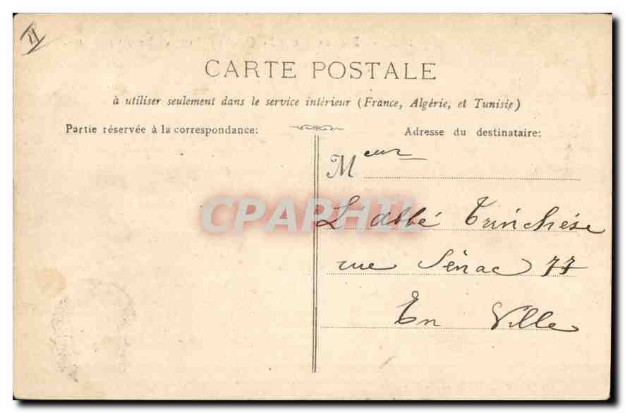 CPA Marseille le Quai du Port et les Augustins  — Verso