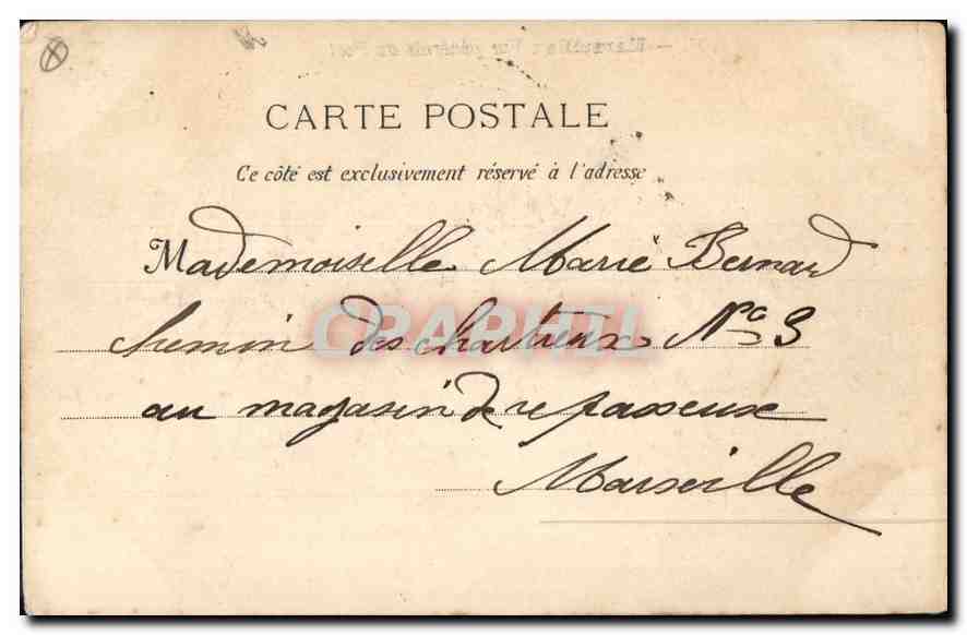 Marseille : Vue générale du Port — L. B. Paris-Marseille, n°17 — Verso