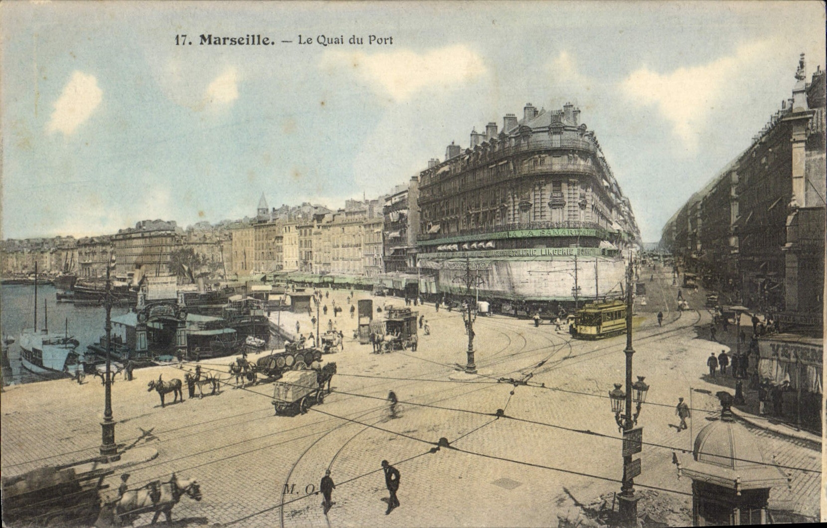 CPA Marseille le Quai du Port 