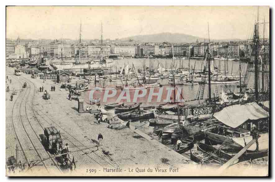 Marsiglia - Il Molo del Porto Vecchio — editore V. Lainour, n° 2509