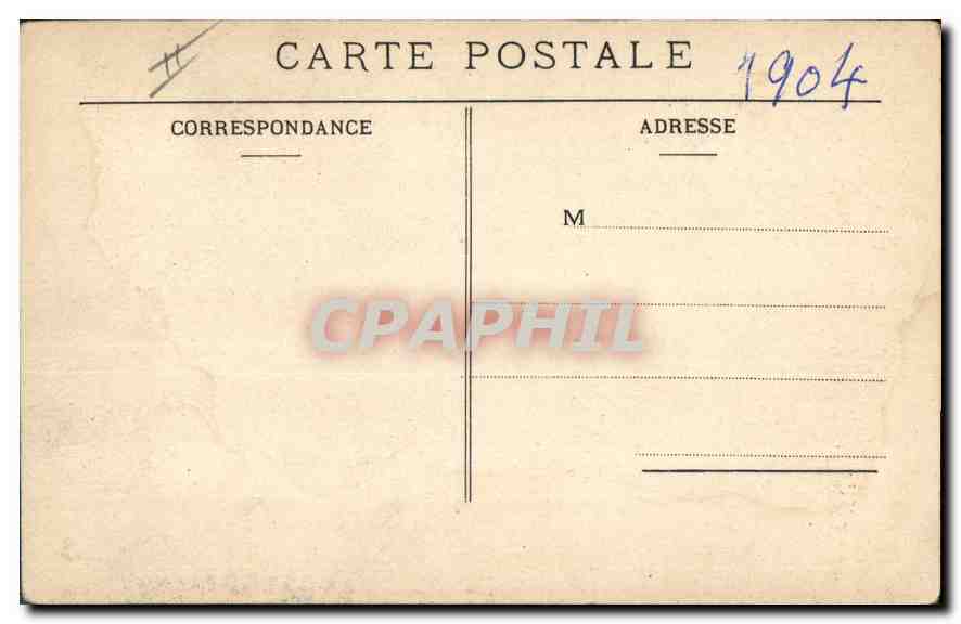 CPA Marseille Un Coin du Vieux Port  — Verso