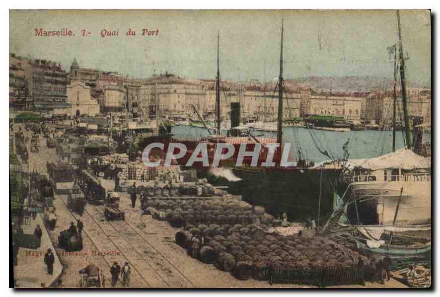 CPA Marseille Quai du Port 