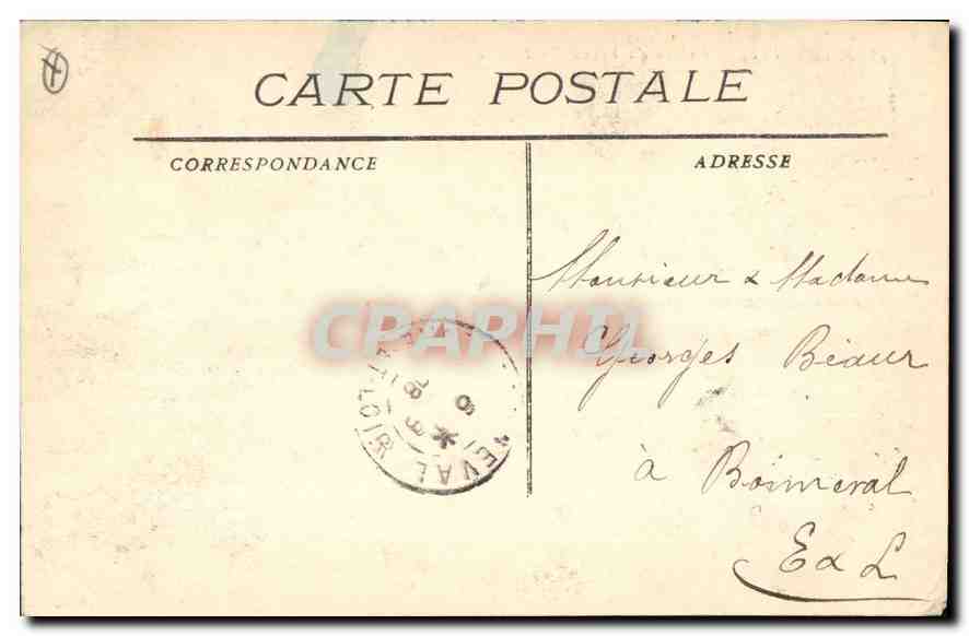CPA Marseille Entree du Vieux Port  — Verso