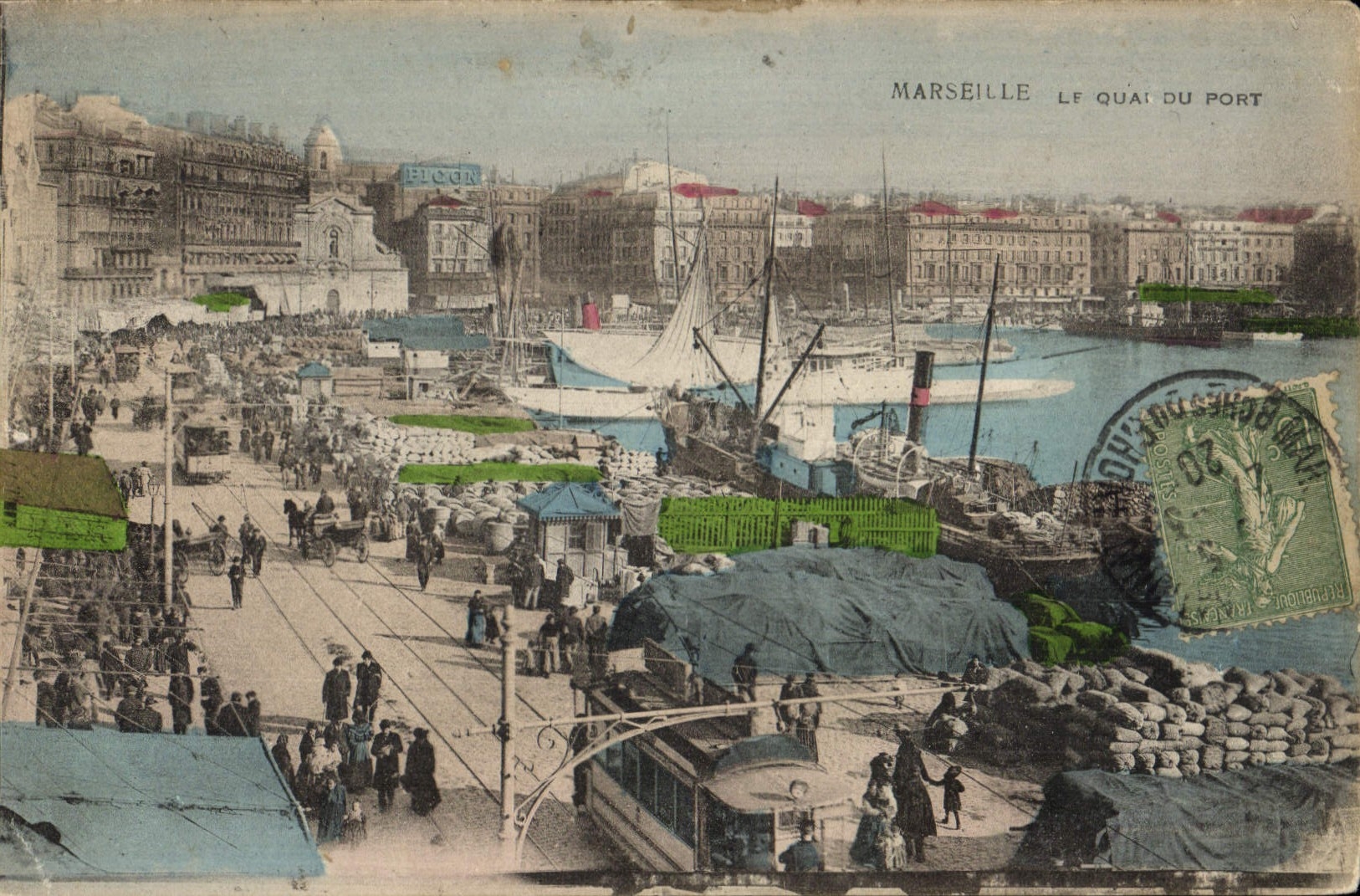 CPA Marseille le Quai du Port 