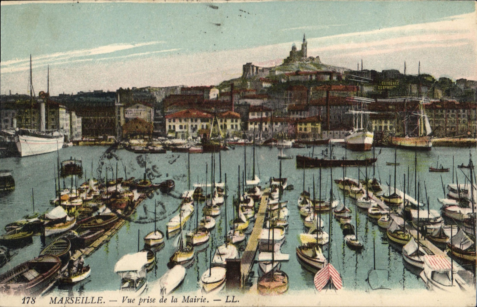 MARSEILLE — Vue prise de la Mairie — LL. — n° 178