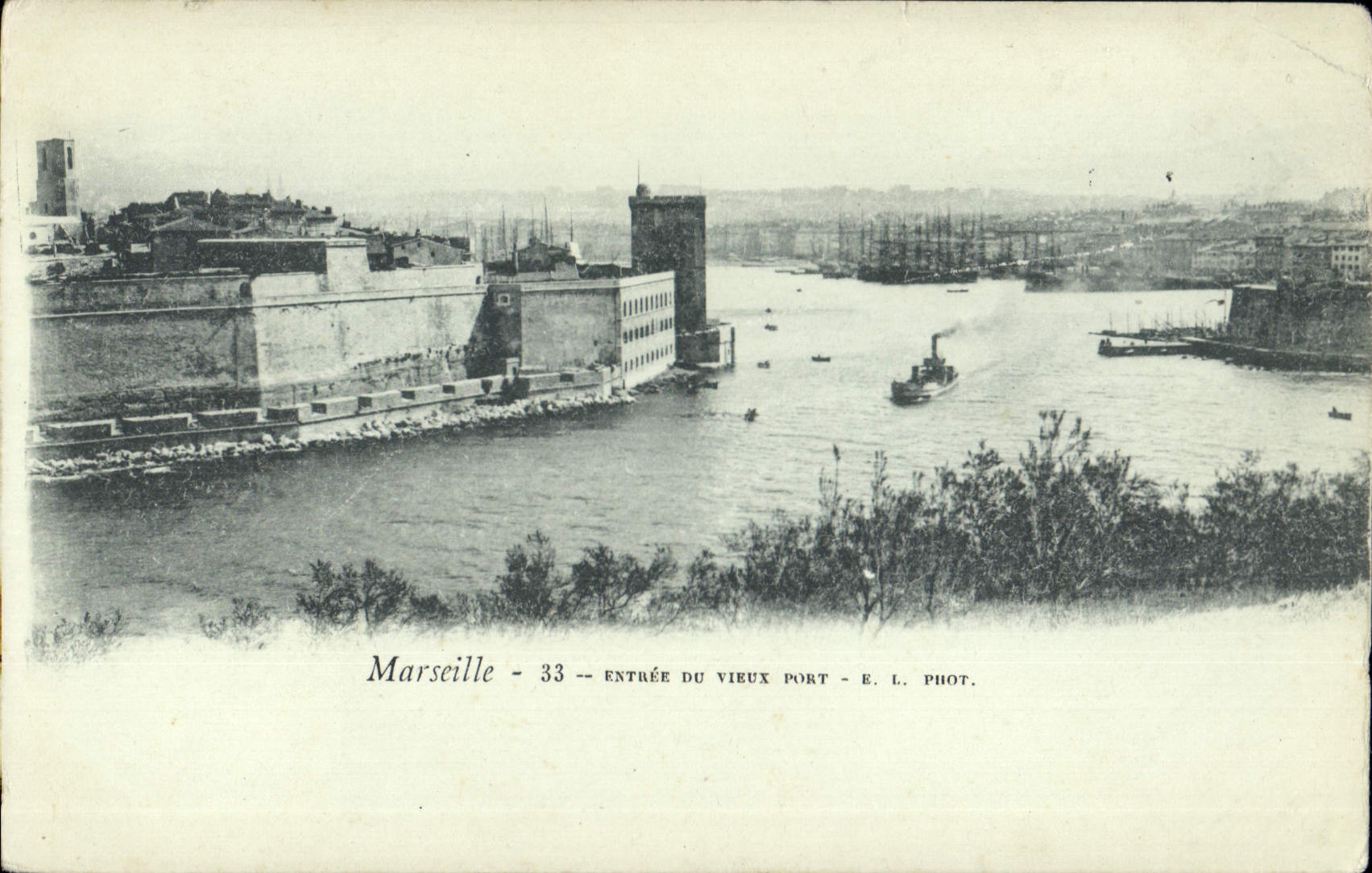 CPA Marseille Entree du Vieux Port 