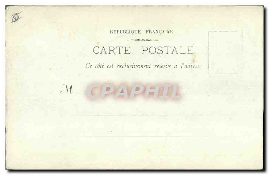 CPA Marseille Entree du Vieux Port  — Verso