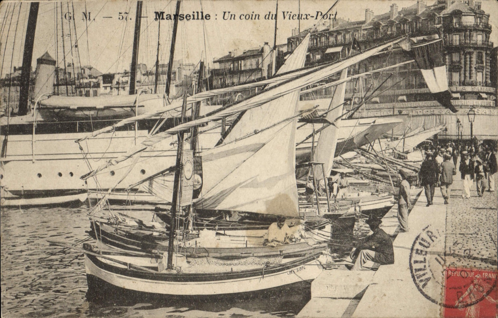 Marsella : Un rincón del Viejo Puerto — G.M. - 57