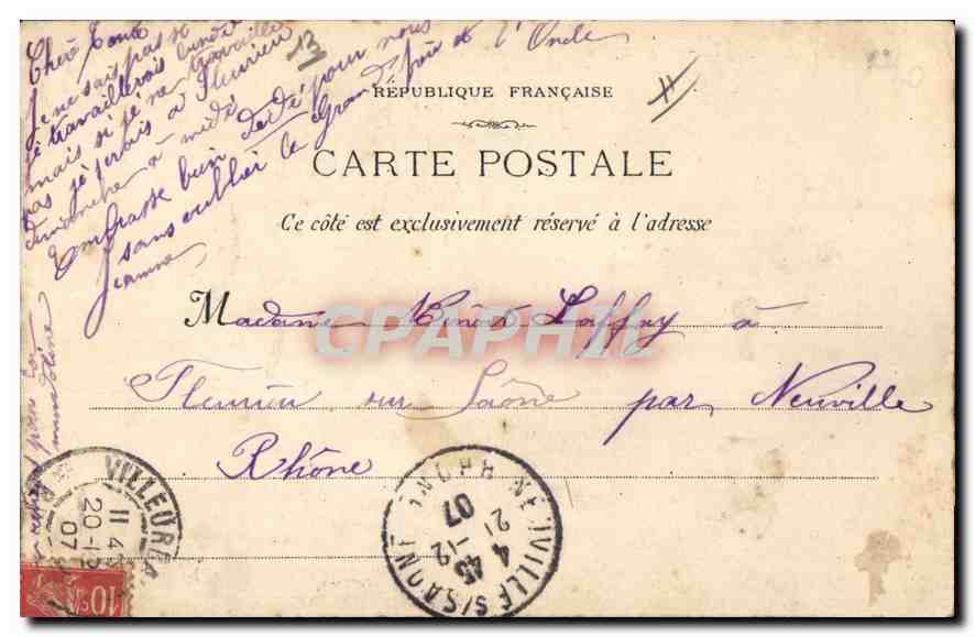 Marsella : Un rincón del Viejo Puerto — G.M. - 57 — Reverso